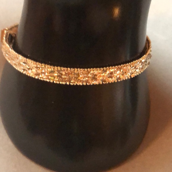 Stunning High Shine 925 Italy M Weaved Bracelet With Clasp & Security Clasp - Picture 2 of 12